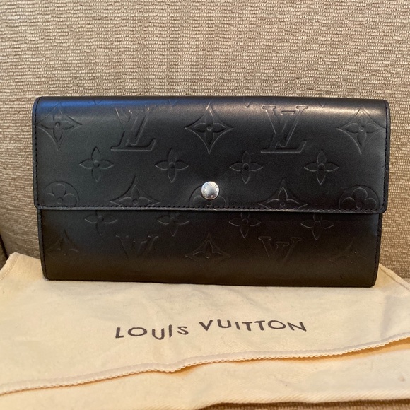 Louis Vuitton Handbags - Louis Vuitton Monogram Matte Leather Long Wallet